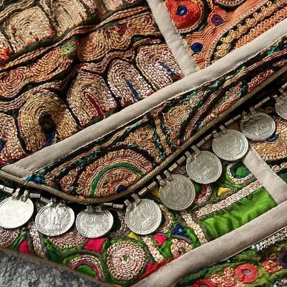 NWT antik batik boho clutch hand work - Picture 4 of 12